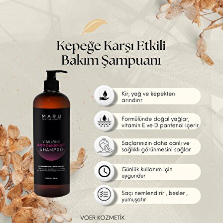 Maru Kepek Önleyici Canlandırıcı Şampuan 400 ml