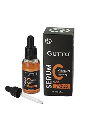 Gutto Yaşlanma Karşıtı C Vitaminli 30 Yaş + Gece-Gündüz Yüz ve Boyun Serumu 30 ml 