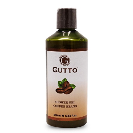 Gutto Coffe Beans Aloe vera Aromalı Organik Tüm Ciltler İçin Kalıcı Kokulu Duş Jeli 400 ml