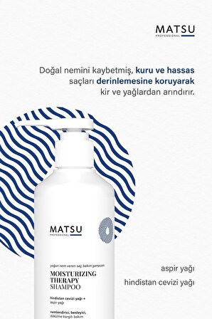 Matsu Horse Oil Kuru Saçlar İçin Nemlendirici Şampuan 500 ml