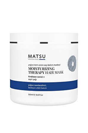 MATSU Moisturizing Therapy Kuru Saçlar için Nemlendirici Saç Maskesi 500ml