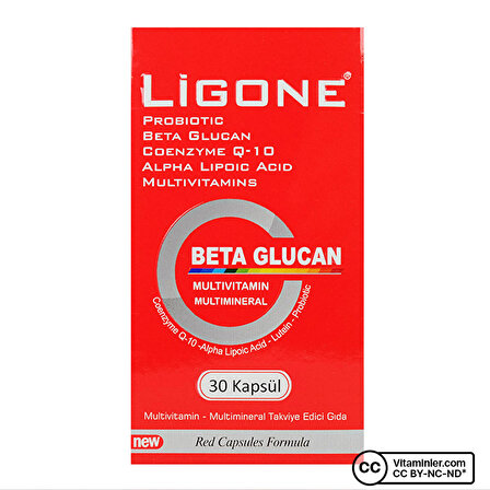 Ligone Beta-Glucan Probiotic Multivitamin 30 Kapsül - AROMASIZ