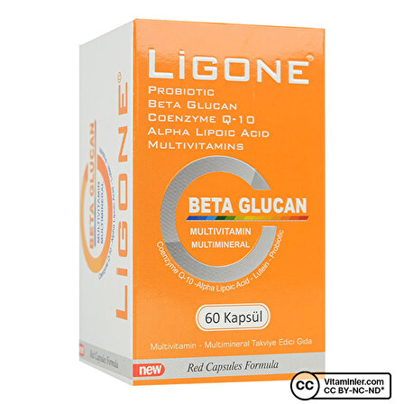 Ligone Beta-Glucan Probiotic Multivitamin 60 Kapsül - AROMASIZ