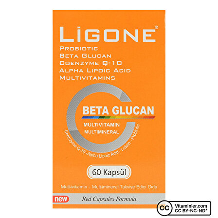 Ligone Beta-Glucan Probiotic Multivitamin 60 Kapsül - AROMASIZ