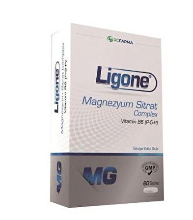 Ligone Magnezyum Sitrat Complex Takviye Edici Gıda 60 Tablet