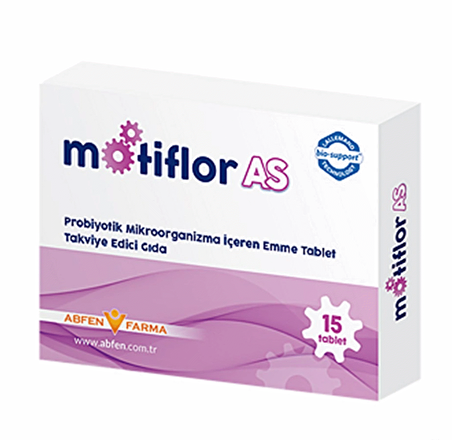 Motiflor AS Probiyotik 15 Tablet