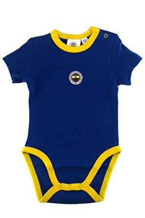 Fenerbahçe Lisanslı Unisex Bebek Kısa Kollu Body Zıbın