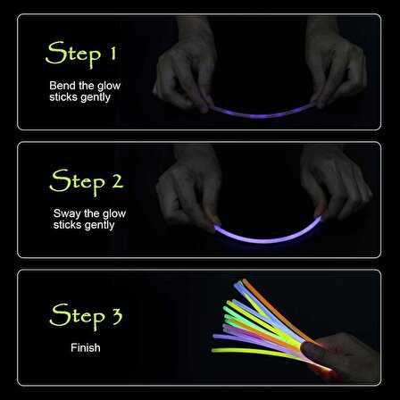 Glow Stick Fosforlu Kırılan Çubuk (50 Adet) Sınırsız Eğlence