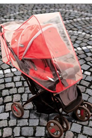 Bebek Arabası Yağmurluğu PEMBE Renk ÖLÇÜLERE DİKKAT EDİNİZ