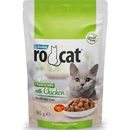 Ro Cat Tavuklu Kedi Yaş Maması 85 Gr