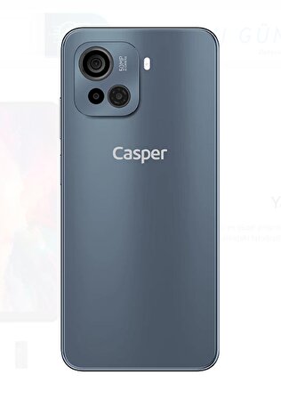Casper VIA F30 Gri 128 GB 4 GB Ram Akilli Telefon (Casper Türkiye Garantili)