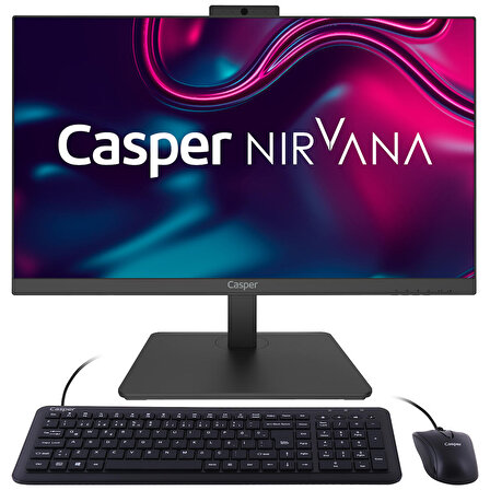 Casper Nirvana A60.1235-BV00X Intel Core i5-1235U 16 GB Ram 500 GB SSD Iris Xe Graphics 23.8" Full HD All in One PC
