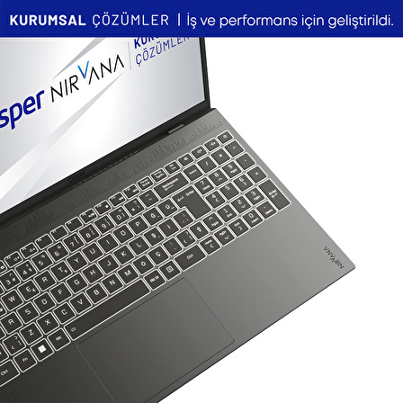 Casper Nirvana C650.1255-DX00X-G-F Intel Core i7-1255U 32GB RAM 2TB NVME SSD GEN4 Freedos