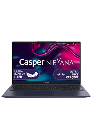 Casper Nirvana X600.1235-BV00X-M-F Intel Core i5-1235U 16GB RAM 500GB NVME SSD Freedos