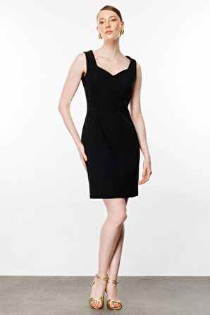 Ekol Kadın Kolsuz Elbise 4220 Siyah