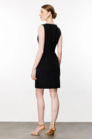Ekol Kadın Kolsuz Elbise 4220 Siyah