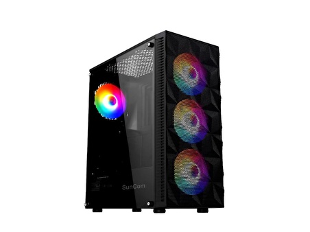 SUNCOM Gaming FULL-103 i5-4460 16GB 512GB SSD 4gb RX550 23.8" DOS Masaüstü PC (4'lü Oyuncu Seti+Wi-fi)