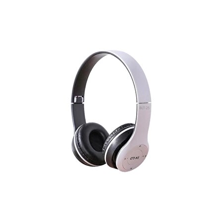 Sunix Wireless 5.0 Stereo Kulak Üstü Bluetooth Kulaklık Beyaz BLT-25