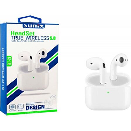 Sunix Blt-29 Kablosuz Kulaklık Bluetooth 5.0 Kulak Içi Kulaklık
