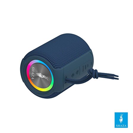 SHAZA Taşınabilir Bluetooth Hoparlör IPX6 Suya Dayanıklı - 8W Ses Çıkışı Mavi
