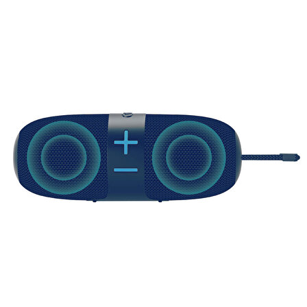 Shaza 16W Ekstra Bass Dahili Mikrofon, Aux, SD Kart, USB Girişli Wireless Hoparlör Mavi