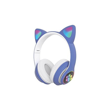 Sunix Wireless 5.0 Stereo Tavşan Kulak Üstü Bluetooth Kulaklık Mor BLT-43