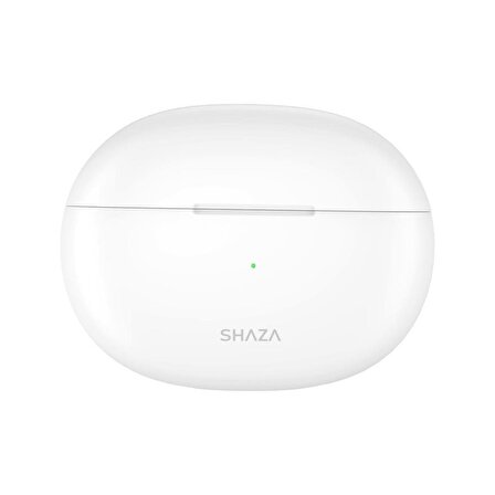 Shaza Air8 4 Mikrofonlu ENC 400 mAh TWS Silikonlu Bluetooth Kulakiçi Kulaklık Beyaz