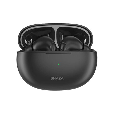 Shaza Air8 4 Mikrofonlu ENC 400 mAh TWS Silikonlu Bluetooth Kulakiçi Kulaklık Siyah