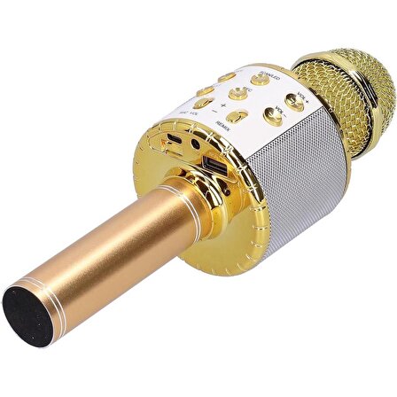 Sunix Bluetooth Kareoke Mikrofon Gold MCF-10