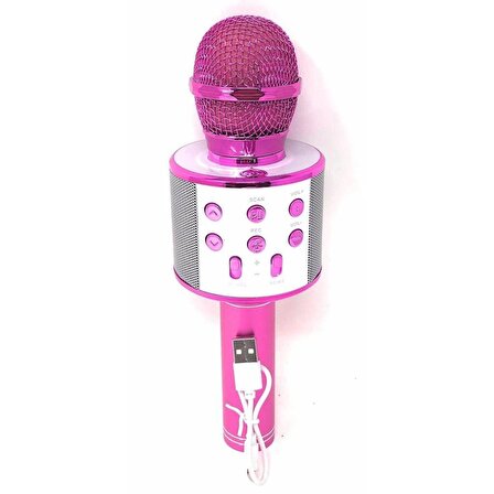Sunix Bluetooth Kareoke Mikrofon Pembe MCF-10