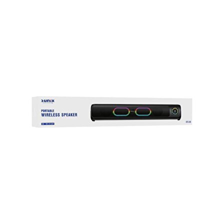 Sunix 1800 Mah Portable 60W RGB Led Işıklı Bluetooth Hoparlör BTS-85