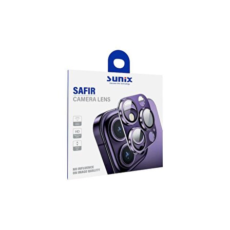 Sunix Samsung S24 İle Uyumlu Darbeye Dayanıklı Safir Kamera Lens Koruyucu Gri