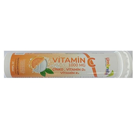 Green Store Umbrella Vitamin C 20 Efervesan Tablet