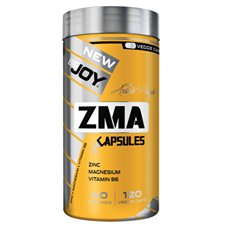 BigJoy Sports ZMA 120 Kapsül 40 Servis Magnezyum Çinko B6 Vitamin
