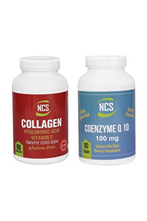Coenzyme Q10 90 Tablet Collagen 90 Tablet