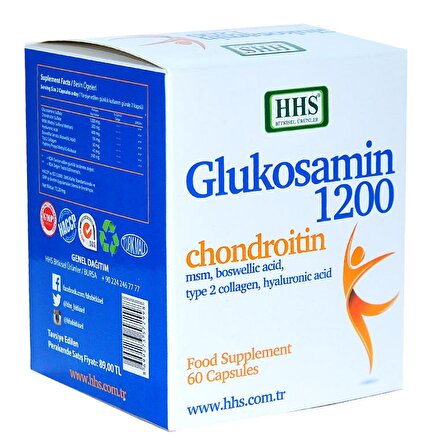 Glukosamin 1200 60 Kapsül