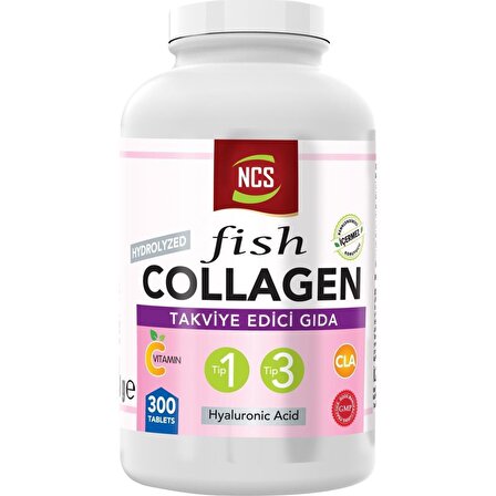 NCS Tip 1-3 Balık Kolajen CLA Biotin 300 Tablet