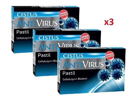Cistus Antivirüs Pastil 3 Adet