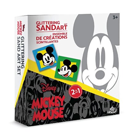 Eğitici ve Eğlenceli Kum Boyama Seti-Disney Mickey MBK-12