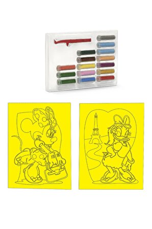 Disney Minnie Mouse & Daisy Duck Eğitici ve Eğlenceli Kum Boyama Seti-Red CastleDS-04