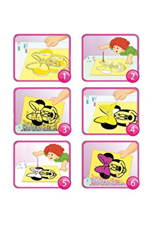 Eğitici ve Eğlenceli Kum Boyama Seti-Disney Minnie Mouse FM-04