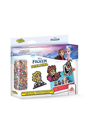 Pixel Pixel Boncuk Aktivite ve Oyuncak Seti-Disney Frozen 2000 Boncuk BB29-01