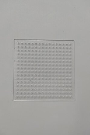 Pixel Pixel Boncuk Dizme Tablası-Şeffaf Kare PPP16-01