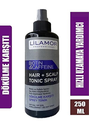 Lilamor Professional Biotin & Caffeine Saç Sprey Tonik 250 Ml