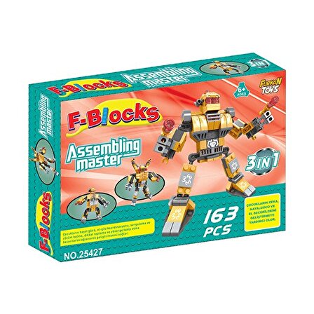 F-Blocks Assembling Master Robot Lego 163 Parça