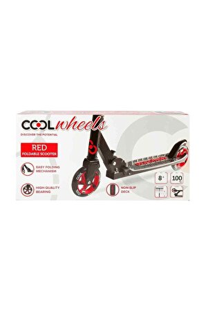 Cool Wheels 2 Tekerlekli Scooter 8+ - Kırmızı