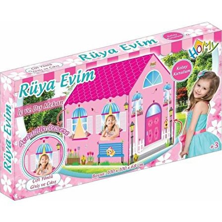  Rüya Evi Kız Çocuk Oyun Çadırı