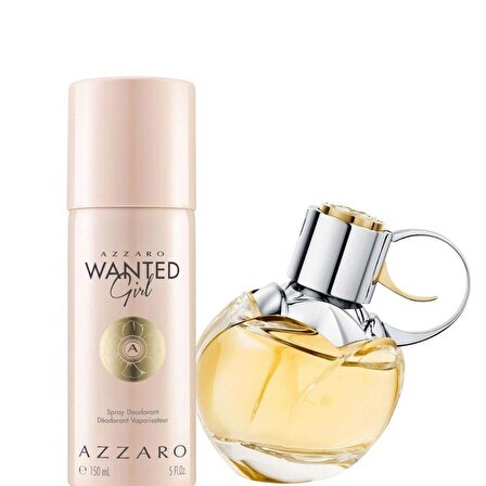 Azzaro Wanted Girl EDP 50 ml + Deodorant 150 ml Kadın Parfüm Seti