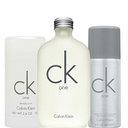 Calvin Klein One EDT 200ml + Deostick + Deosprey Erkek Parfüm Seti