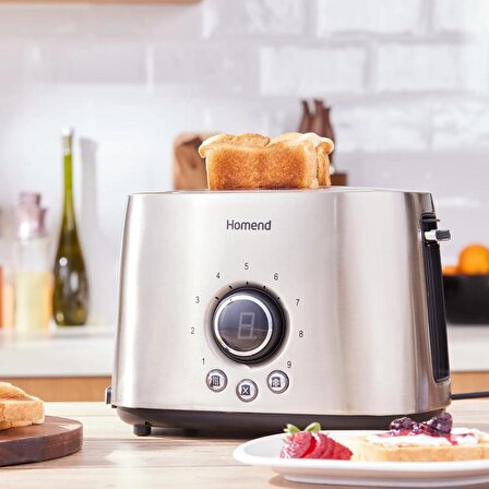Homend Breadfast  Dijital Göstergeli 1502h Ekmek Kızartma Makinesi